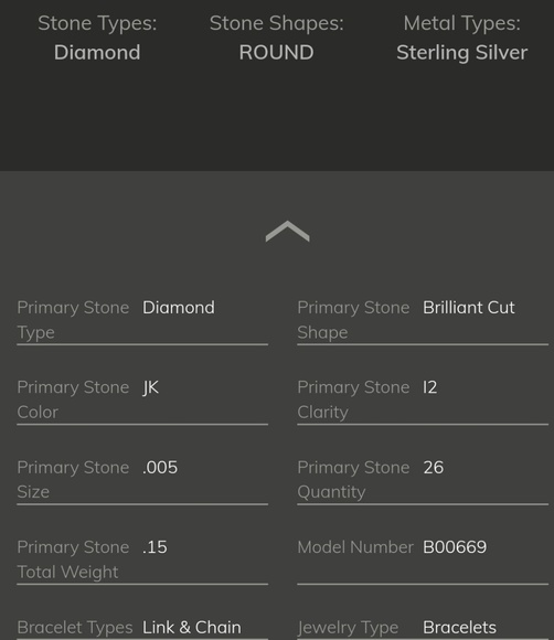 ❤Worn Once❤ Diamond/Sterling Silver Bracelet - Picture 3 of 6